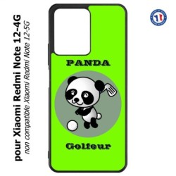 Coque pour Xiaomi Redmi Note 12-4G - Panda golfeur - sport golf - panda mignon