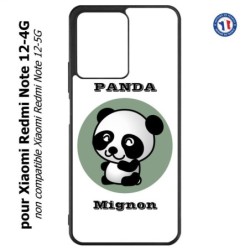 Coque pour Xiaomi Redmi Note 12-4G - Panda tout mignon