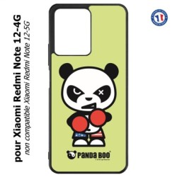Coque pour Xiaomi Redmi Note 12-4G - PANDA BOO© Boxeur - coque humour