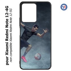 Coque pour Xiaomi Redmi Note 12-4G - Cristiano Ronaldo club foot Turin Football course ballon