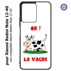 Coque pour Xiaomi Redmi Note 12-4G - Oh la vache - coque humoristique