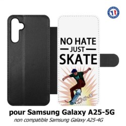 Etui cuir pour Samsung A25 5G - Skateboard