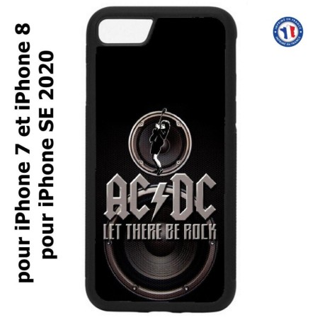Coque pour iPhone 7/8 et iPhone SE 2020 groupe rock AC/DC musique rock ACDC