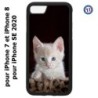 Coque pour iPhone 7/8 et iPhone SE 2020 Bébé chat tout mignon - chaton yeux bleus