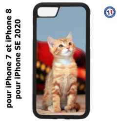 Coque pour iPhone 7/8 et iPhone SE 2020 Adorable chat - chat robe cannelle