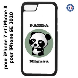 Coque pour iPhone 7/8 et iPhone SE 2020 Panda tout mignon