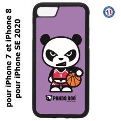 Coque pour iPhone 7/8 et iPhone SE 2020 PANDA BOO© Basket Sport Ballon - coque humour