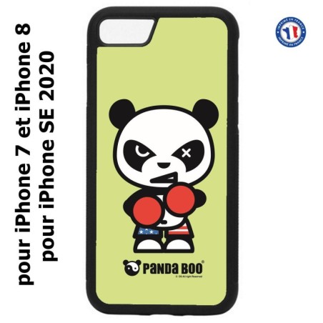 Coque pour iPhone 7/8 et iPhone SE 2020 PANDA BOO© Boxeur - coque humour
