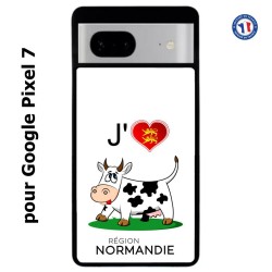 Coque pour Google Pixel 7 J'aime la Normandie - vache normande