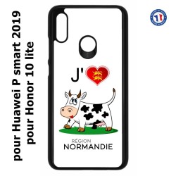 Coque pour Honor 10 Lite J'aime la Normandie - vache normande