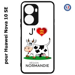 Coque pour Huawei Nova 10 SE J'aime la Normandie - vache normande