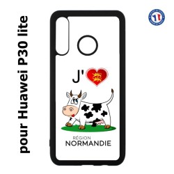 Coque pour Huawei P30 Lite J'aime la Normandie - vache normande