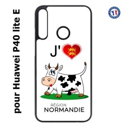 Coque pour Huawei P40 Lite E J'aime la Normandie - vache normande