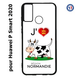 Coque pour Huawei P Smart 2020 J'aime la Normandie - vache normande