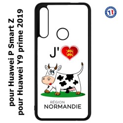 Coque pour Huawei P Smart Z J'aime la Normandie - vache normande