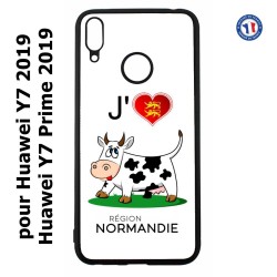 Coque pour Huawei Y7 2019 / Y7 Prime 2019 J'aime la Normandie - vache normande