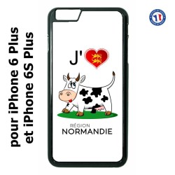 Coque pour IPHONE 6 PLUS/6S PLUS J'aime la Normandie - vache normande