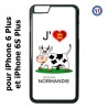 Coque pour IPHONE 6 PLUS/6S PLUS J'aime la Normandie - vache normande