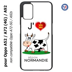 Coque pour Oppo A52 / A72(4G) / A92 - J'aime la Normandie - vache normande