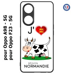Coque pour Oppo A98 - 5G J'aime la Normandie - vache normande