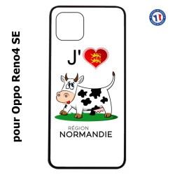 Coque pour Oppo Reno4 SE J'aime la Normandie - vache normande