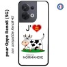 Coque pour Oppo Reno8 (5G) J'aime la Normandie - vache normande