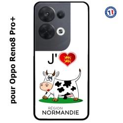 Coque pour Oppo Reno8 Pro PLUS J'aime la Normandie - vache normande