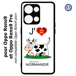 Coque pour Oppo Reno9 et Reno9 Pro J'aime la Normandie - vache normande