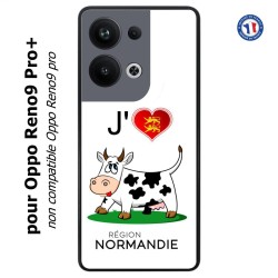 Coque pour Oppo Reno9 Pro PLUS J'aime la Normandie - vache normande