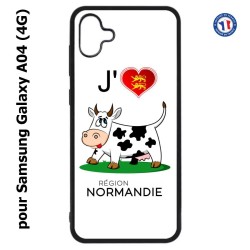 Coque pour Samsung Galaxy A04 (4G) - J'aime la Normandie - vache normande