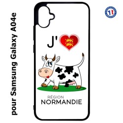 Coque pour Samsung Galaxy A04e -  J'aime la Normandie - vache normande