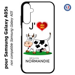 Coque pour Samsung Galaxy A05s - J'aime la Normandie - vache normande