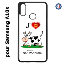 Coque pour Samsung Galaxy A10s J'aime la Normandie - vache normande