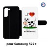 Etui cuir pour Samsung Galaxy S22 Plus J'aime la Normandie - vache normande