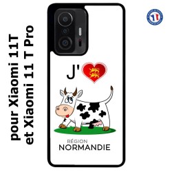 Coque pour Xiaomi 11T & 11T Pro J'aime la Normandie - vache normande