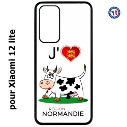 Coque pour Xiaomi 12 lite J'aime la Normandie - vache normande