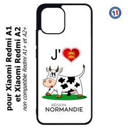 Coque pour Xiaomi Redmi A1 et A2 - J'aime la Normandie - vache normande