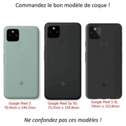 Coque pour Google Pixel 5 Les Shadoks - I love Shadoks - coque noire TPU souple