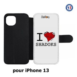 Etui cuir pour iPhone 13 Les Shadoks - I love Shadoks