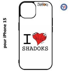 Coque pour iPhone 15 - Les Shadoks - I love Shadoks