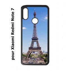 Coque noire pour Redmi Note 7 Tour Eiffel Paris France