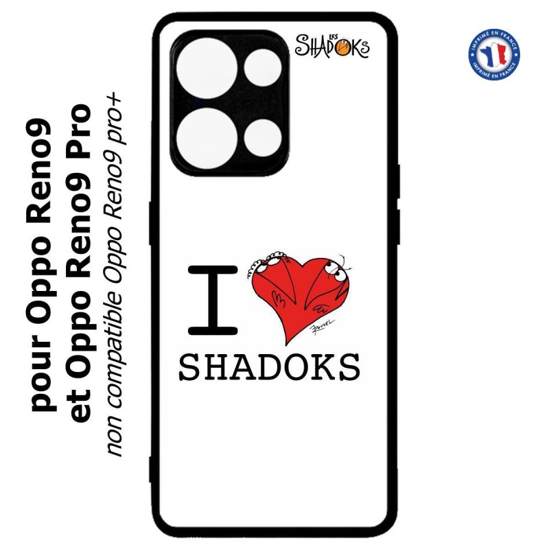 Coque pour Oppo Reno9 et Reno9 Pro Les Shadoks - I love Shadoks