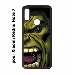 Coque noire pour Redmi Note 7 Monstre Vert Hulk Hurlant