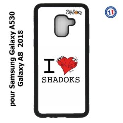 Coque pour Samsung Galaxy A530/A8 2018 Les Shadoks - I love Shadoks