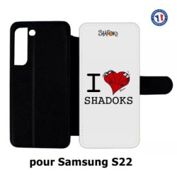 Etui cuir pour Samsung Galaxy S22 Les Shadoks - I love Shadoks