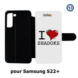 Etui cuir pour Samsung Galaxy S22 Plus Les Shadoks - I love Shadoks