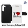 Etui cuir pour Samsung Galaxy S23 Les Shadoks - I love Shadoks