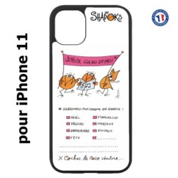 Coque pour Iphone 11 Les Shadoks - Joyeux Ga Zo Bu Meu