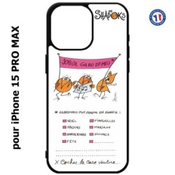 Coque pour iPhone 15 Pro Max - Les Shadoks - Joyeux Ga Zo Bu Meu