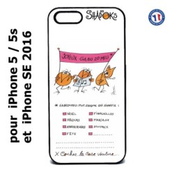 Coque pour IPHONE 5/5S et IPHONE SE.2016 Les Shadoks - Joyeux Ga Zo Bu Meu